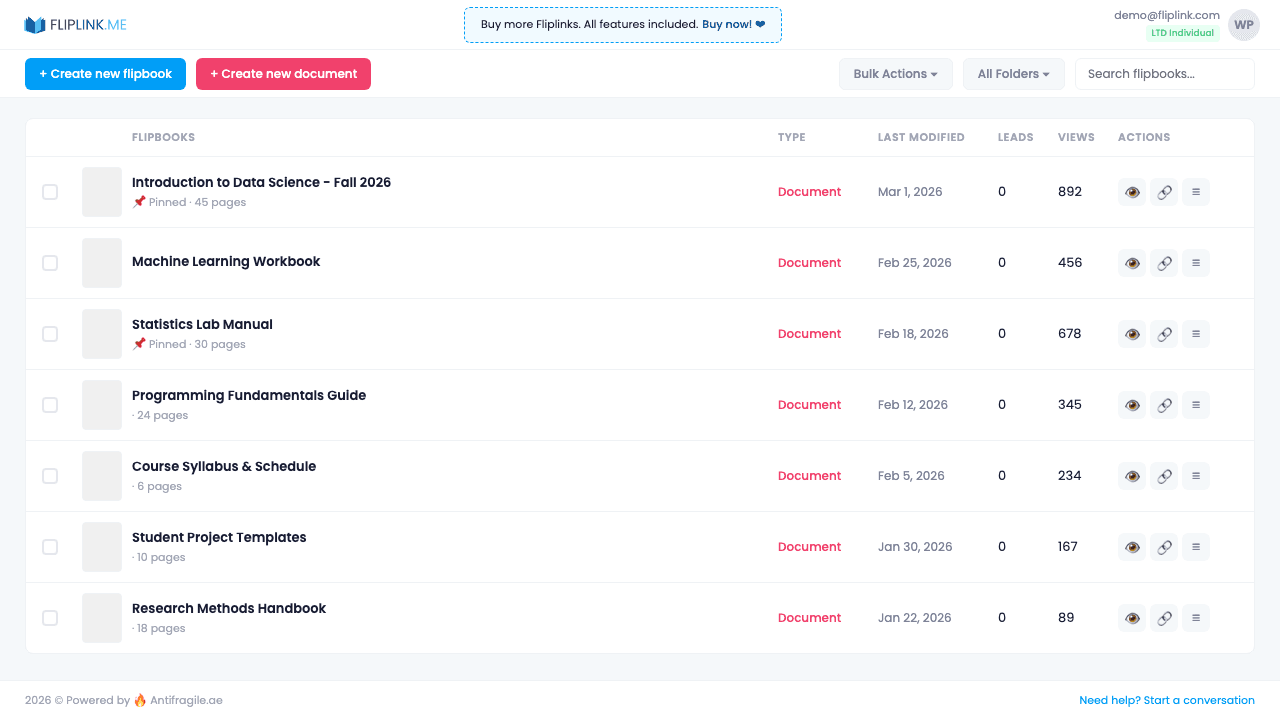 Step 1: Click 'Create Document' from your dashboard