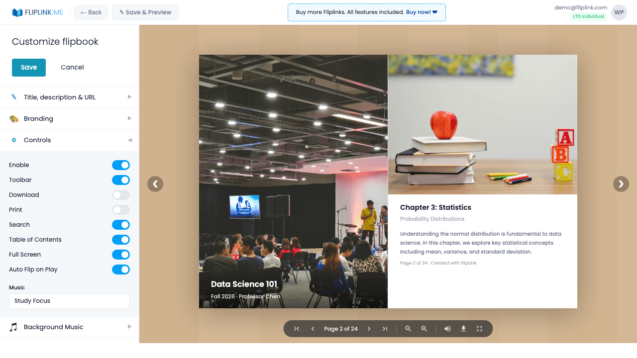 Step 3: Set a password or email allowlist for enrolled students
