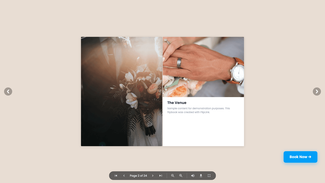 CTA Buttons - FlipLink feature screenshot 2