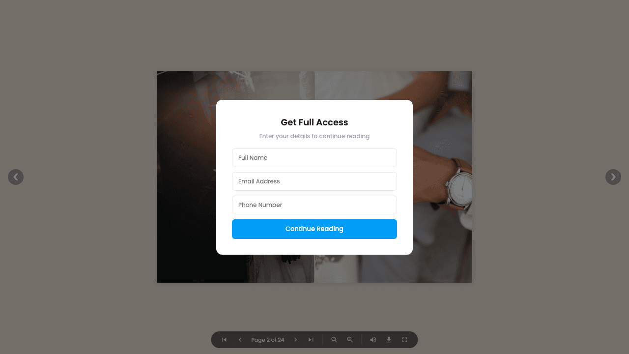 Lead Capture - FlipLink feature screenshot 2