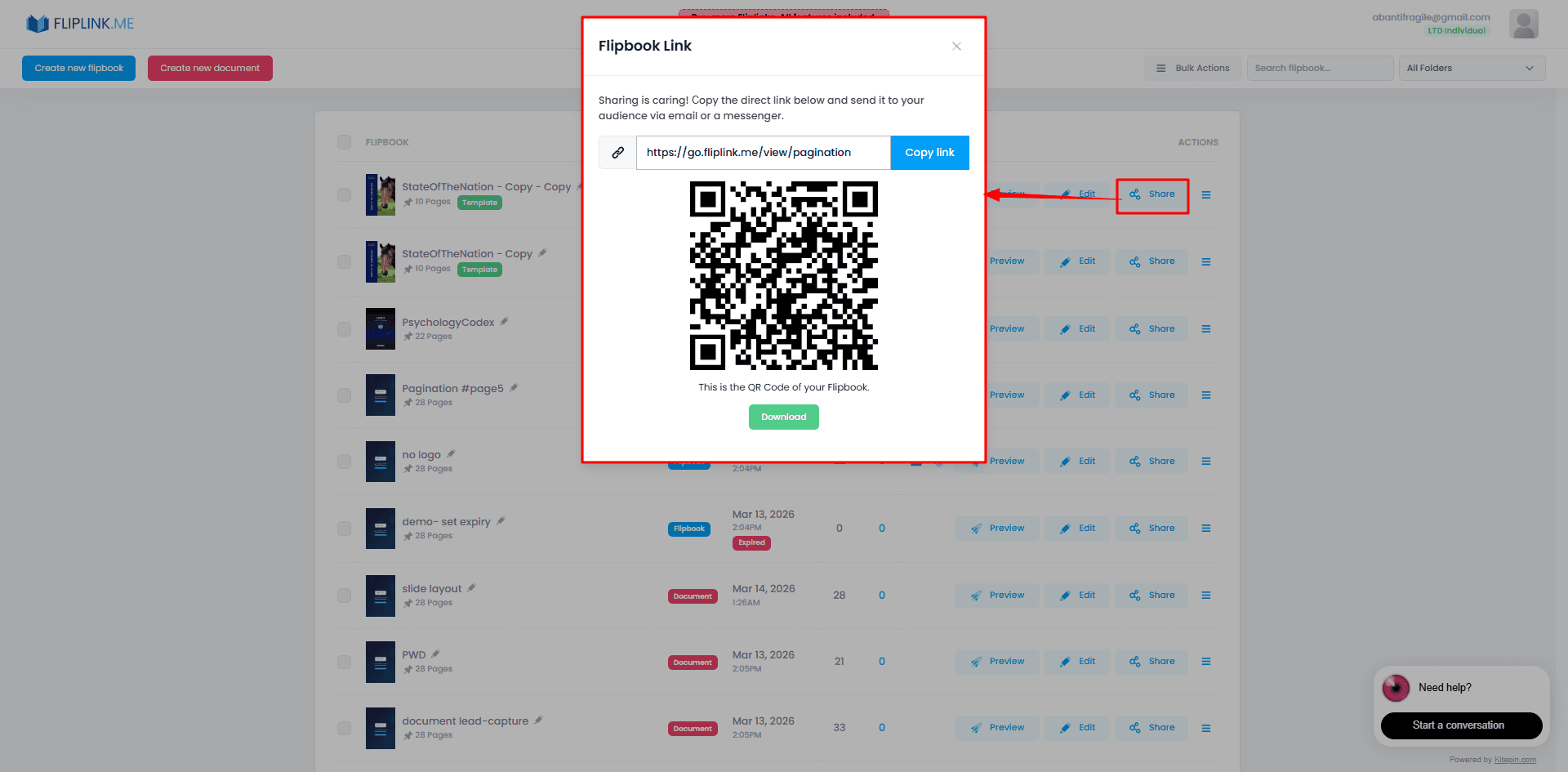 Step 5: Intègre le flipbook à ton site avec le code iframe