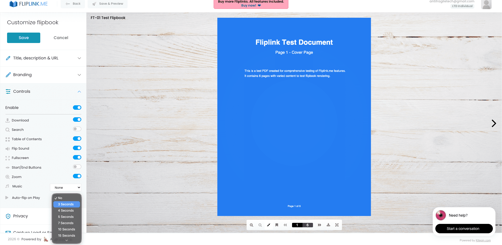 Viewer Controls - FlipLink feature screenshot 2