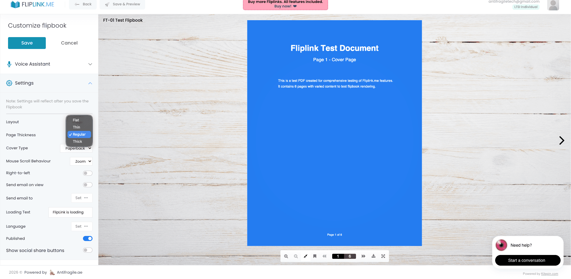 Voice Assistant - FlipLink feature screenshot 2