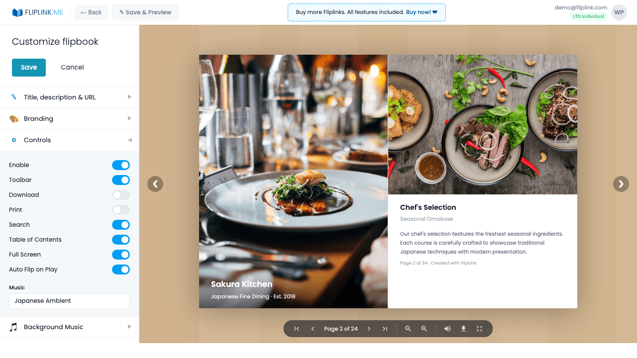 Step 3: Generate and print QR codes for table cards