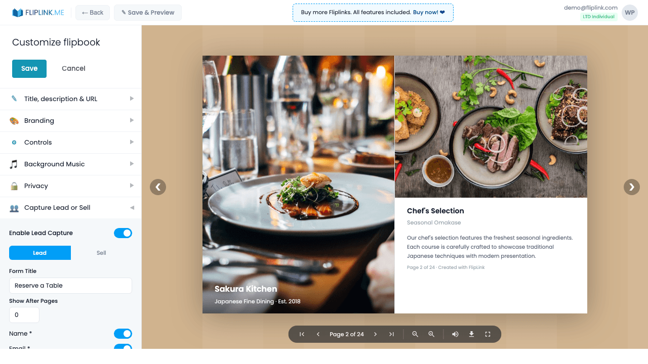 Step 5: Replace the PDF whenever the menu changes